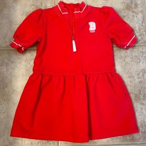 Toddler Girl’s Janie and Jack Red B Mine Dress